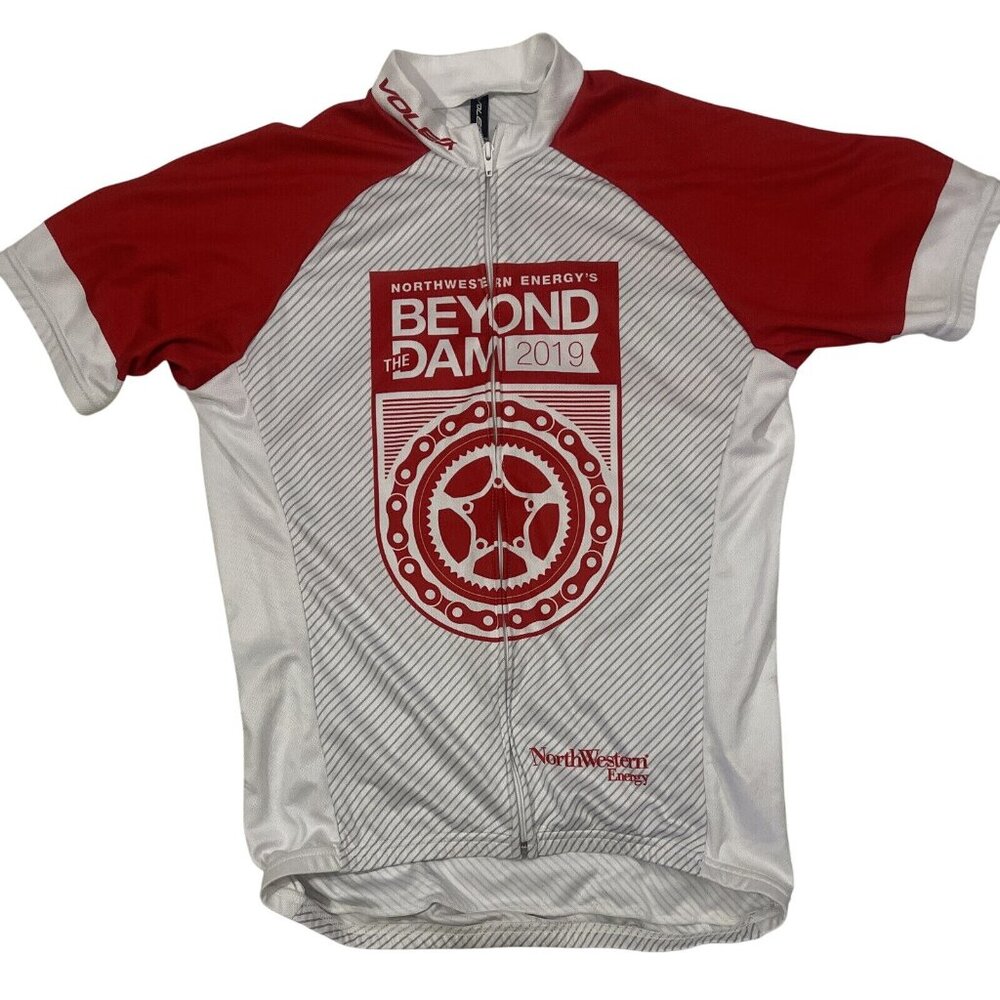 VOLER cycling jersey WOMENS medium beyond the‎ dam 2018 short sleeve red